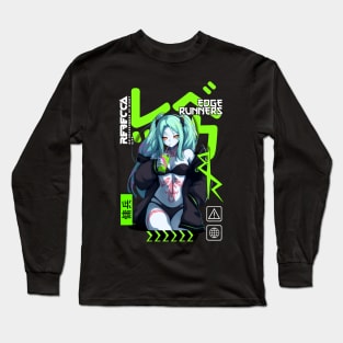 Rebecca Edgerunners Cyberpunk Long Sleeve T-Shirt